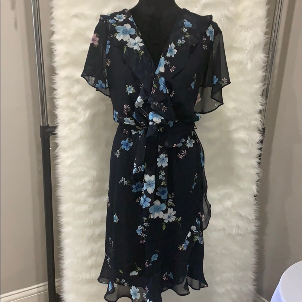 SOHO APPAREL WRAPAROUND DRESS